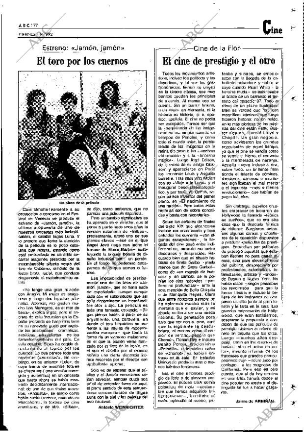 ABC MADRID 04-09-1992 página 77