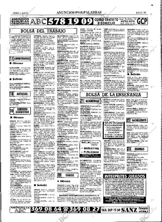 ABC MADRID 04-09-1992 página 99