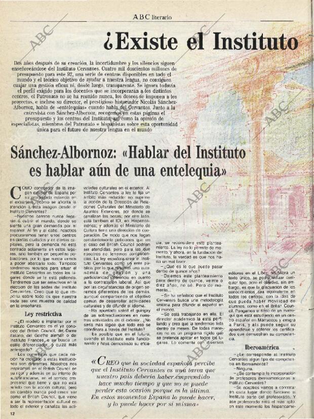 CULTURAL MADRID 04-09-1992 página 12