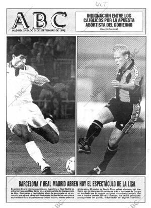 ABC MADRID 05-09-1992 página 1
