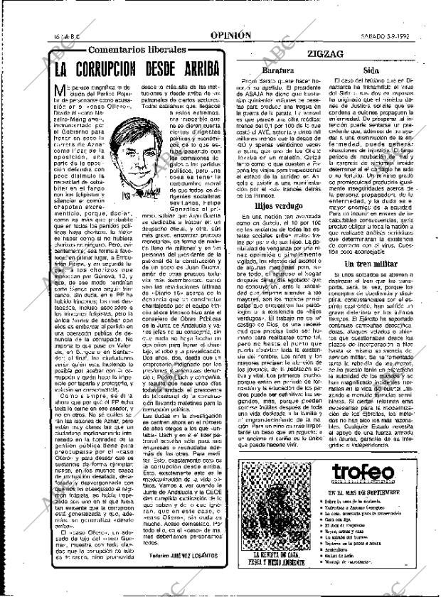 ABC MADRID 05-09-1992 página 16