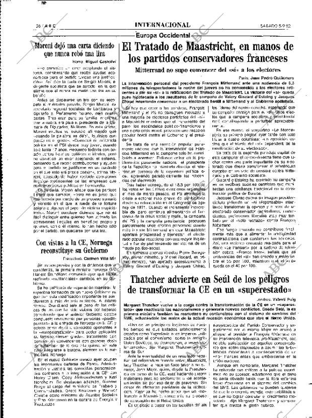 ABC MADRID 05-09-1992 página 26
