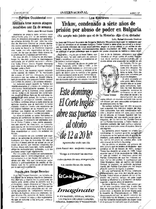 ABC MADRID 05-09-1992 página 27