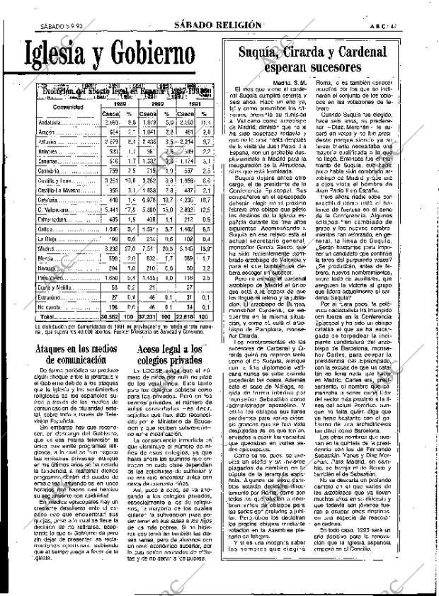ABC MADRID 05-09-1992 página 47