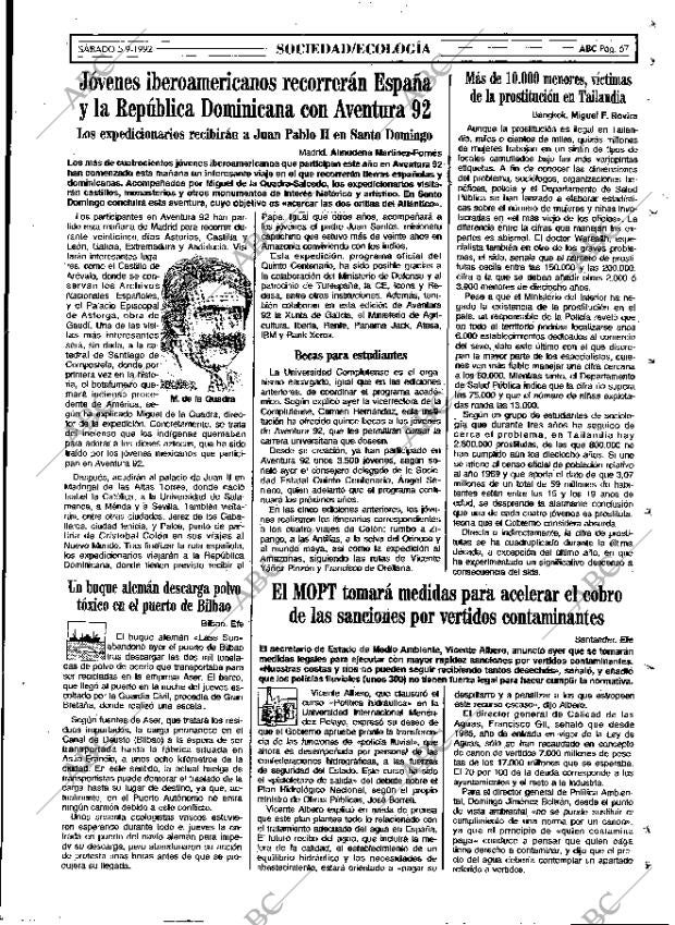 ABC MADRID 05-09-1992 página 67