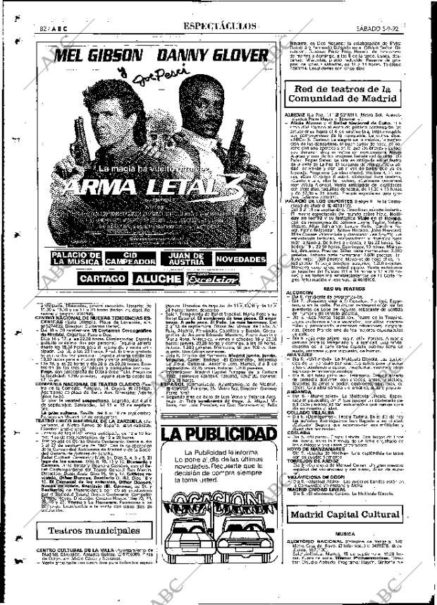 ABC MADRID 05-09-1992 página 82
