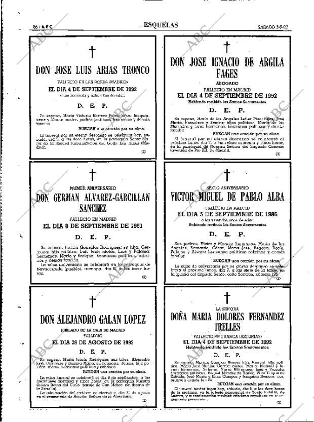 ABC MADRID 05-09-1992 página 86