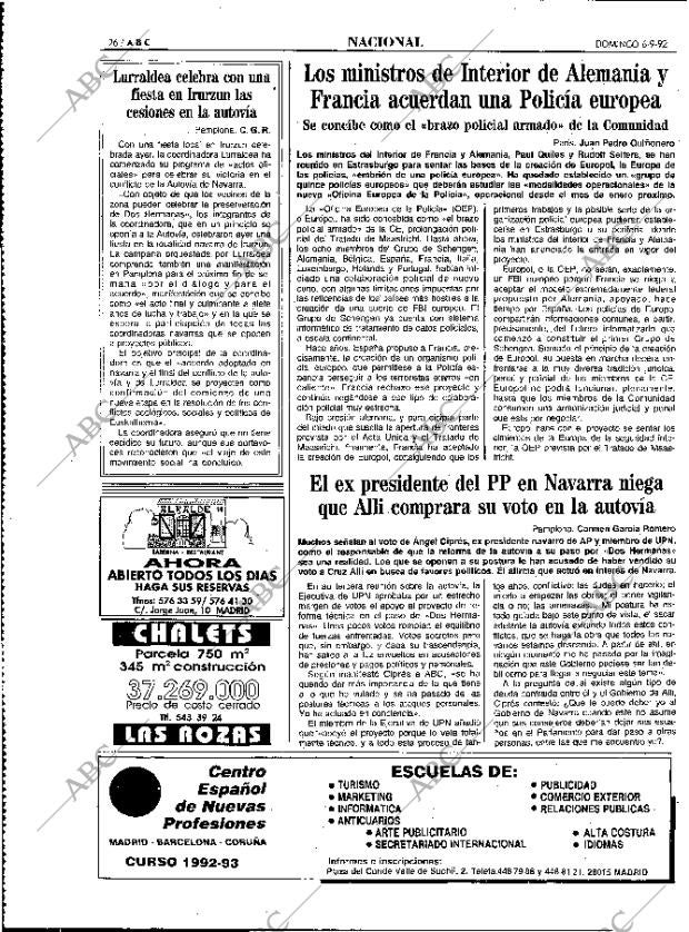 ABC MADRID 06-09-1992 página 26