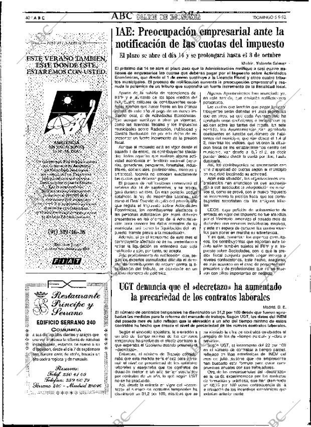 ABC MADRID 06-09-1992 página 40