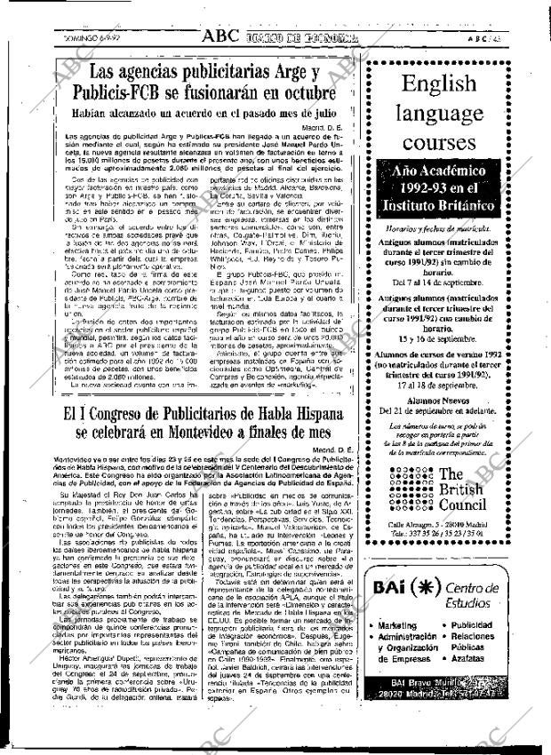 ABC MADRID 06-09-1992 página 43