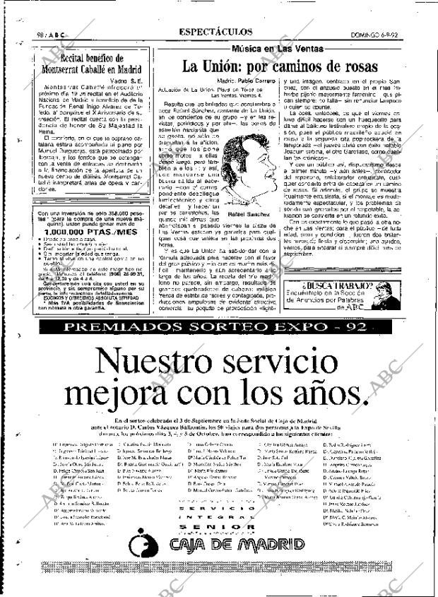 ABC MADRID 06-09-1992 página 98