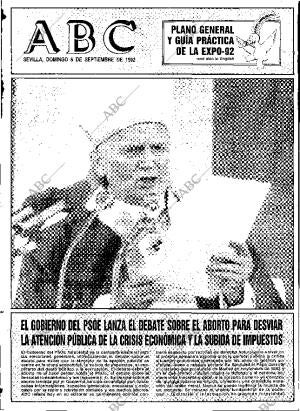 ABC SEVILLA 06-09-1992 página 1