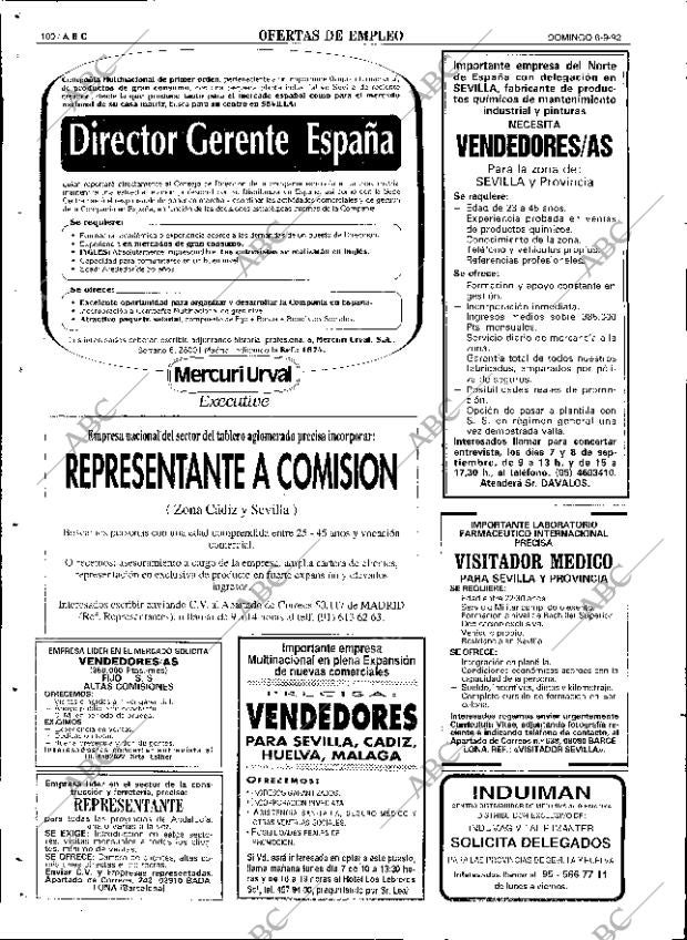 ABC SEVILLA 06-09-1992 página 100