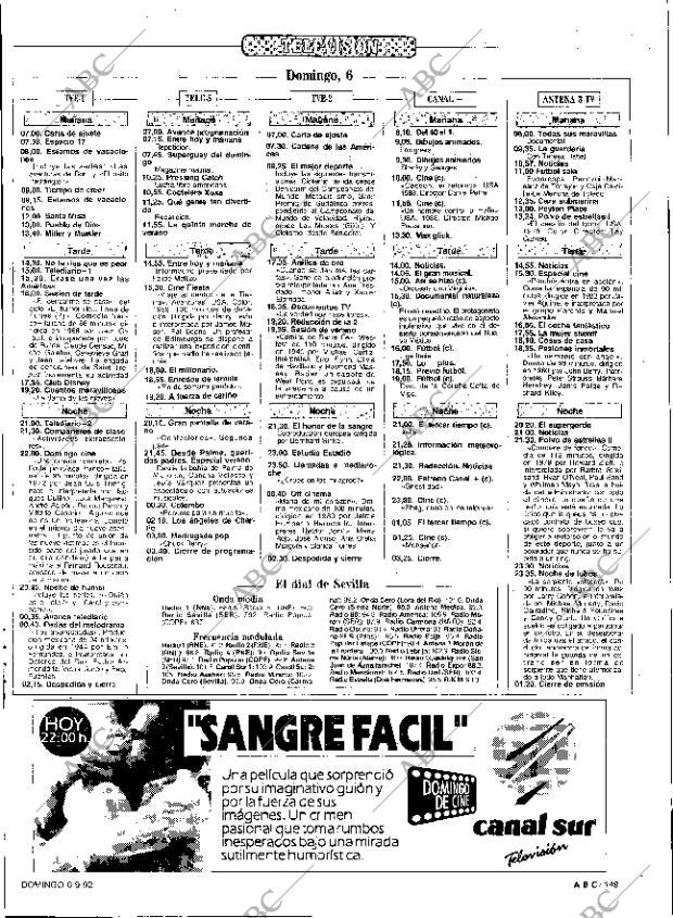 ABC SEVILLA 06-09-1992 página 149