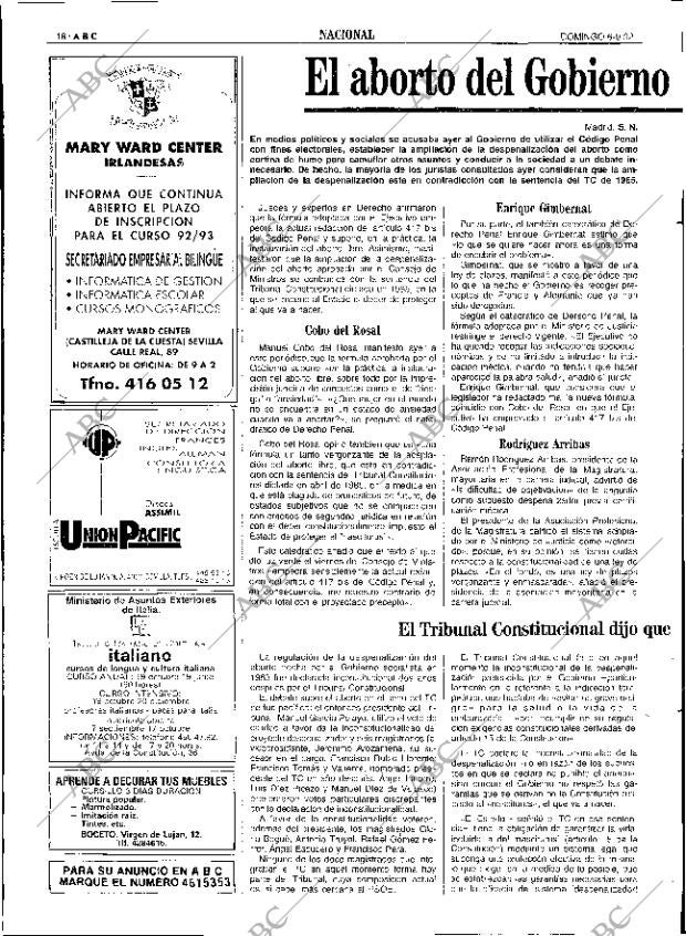 ABC SEVILLA 06-09-1992 página 18