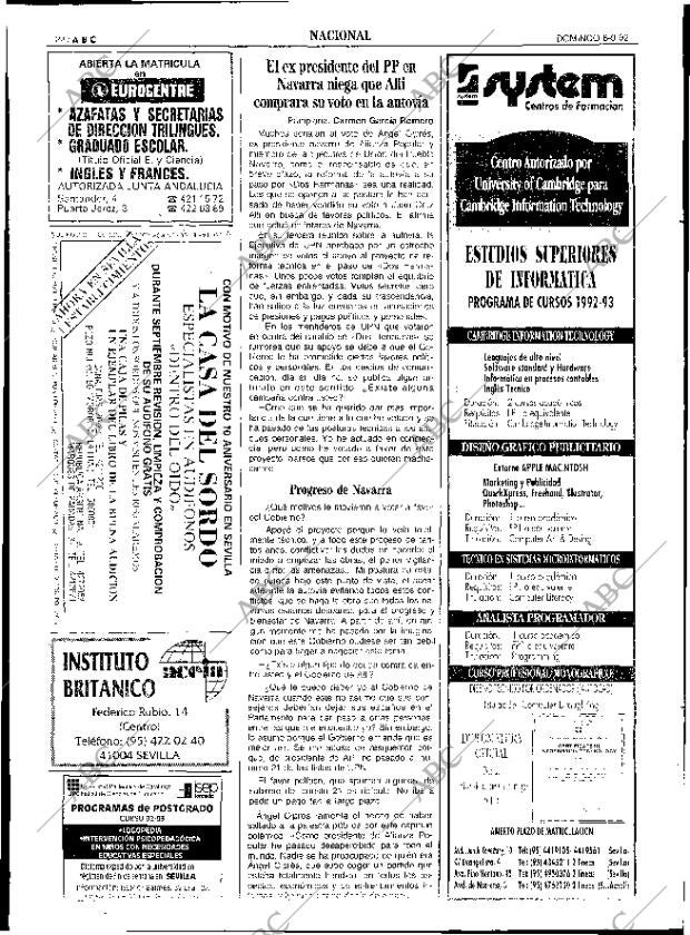ABC SEVILLA 06-09-1992 página 22
