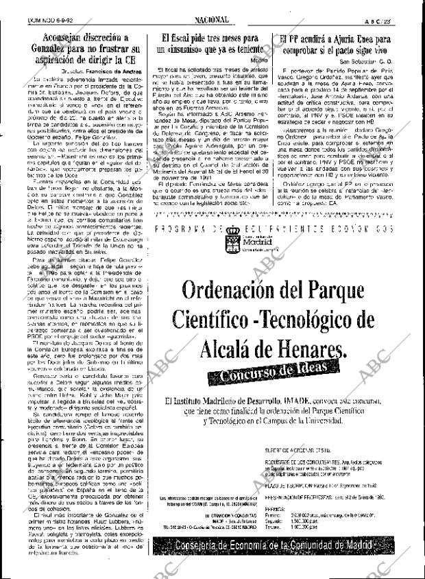 ABC SEVILLA 06-09-1992 página 23