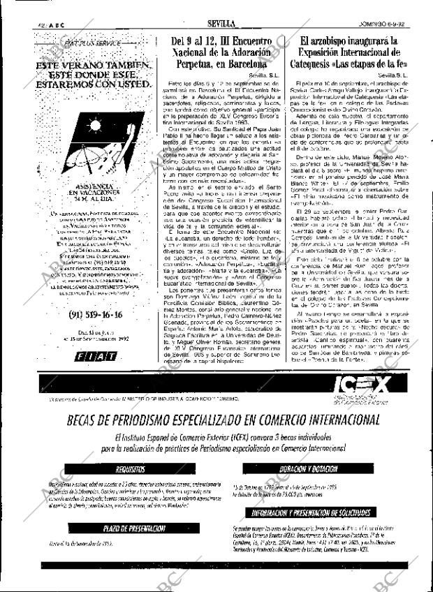 ABC SEVILLA 06-09-1992 página 42