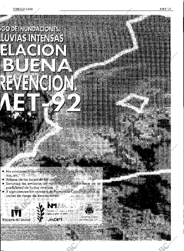 ABC SEVILLA 06-09-1992 página 47