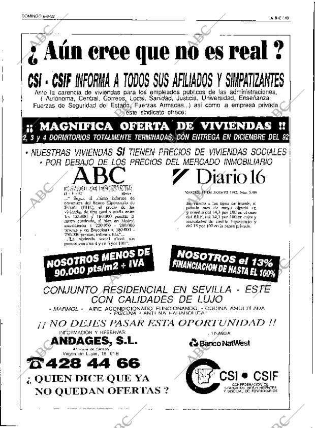 ABC SEVILLA 06-09-1992 página 49