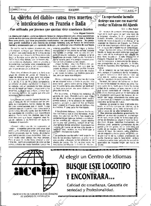 ABC SEVILLA 06-09-1992 página 51