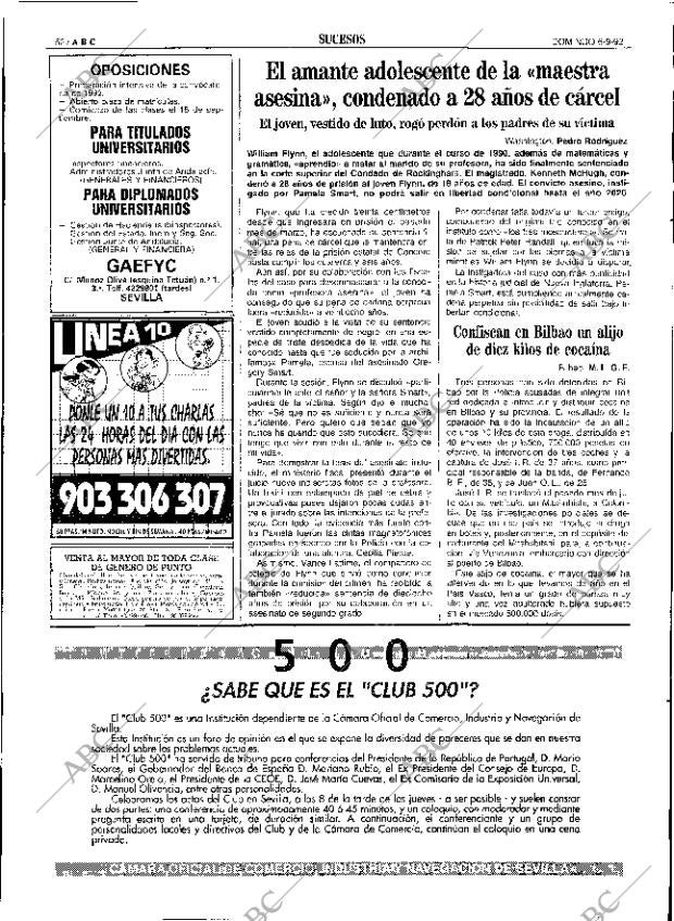 ABC SEVILLA 06-09-1992 página 52