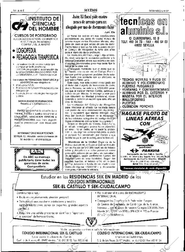 ABC SEVILLA 06-09-1992 página 58