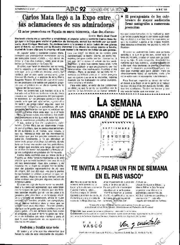 ABC SEVILLA 06-09-1992 página 69
