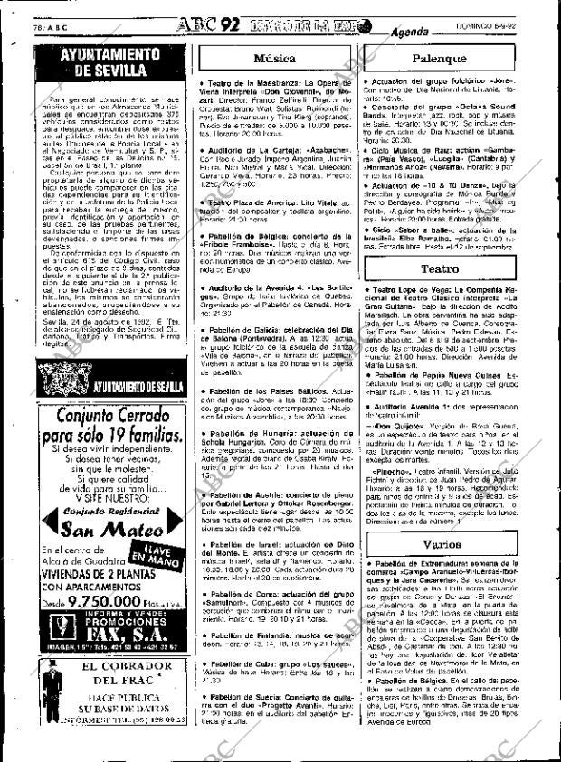 ABC SEVILLA 06-09-1992 página 76