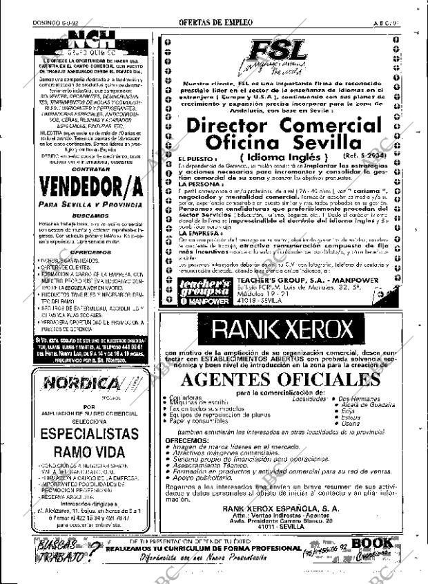 ABC SEVILLA 06-09-1992 página 91