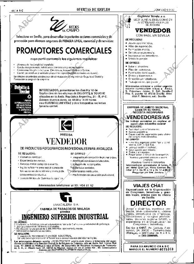 ABC SEVILLA 06-09-1992 página 98