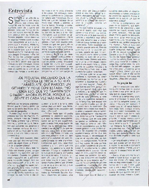BLANCO Y NEGRO MADRID 06-09-1992 página 68