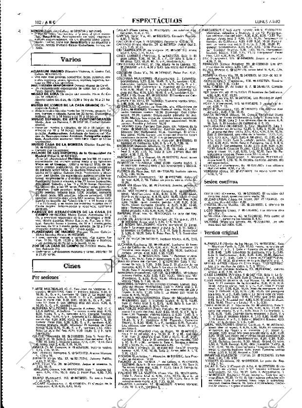 ABC MADRID 07-09-1992 página 102
