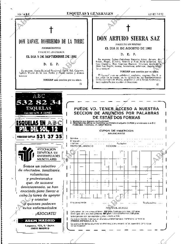 ABC MADRID 07-09-1992 página 106