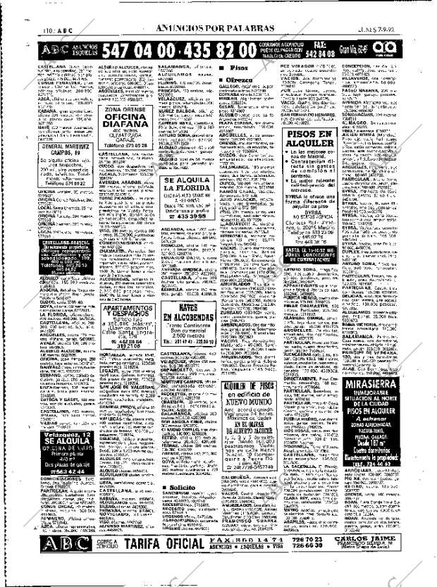 ABC MADRID 07-09-1992 página 110