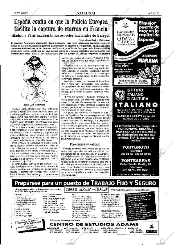 ABC MADRID 07-09-1992 página 23