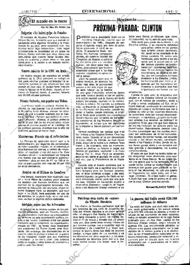 ABC MADRID 07-09-1992 página 33