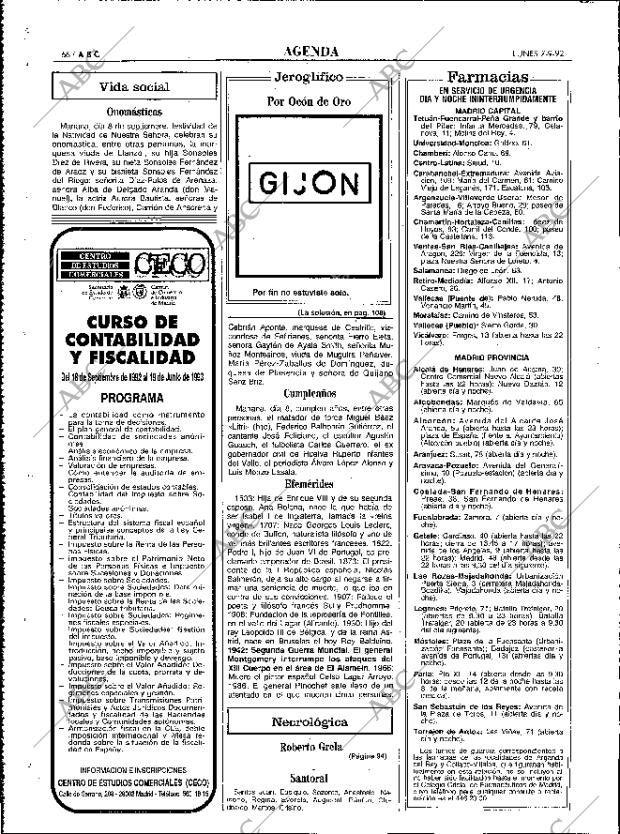 ABC MADRID 07-09-1992 página 66