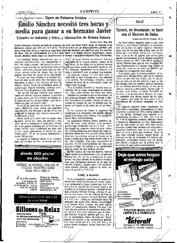 ABC MADRID 07-09-1992 página 91