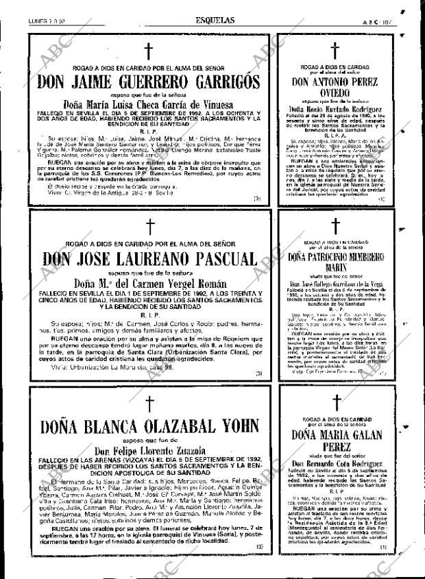 ABC SEVILLA 07-09-1992 página 107