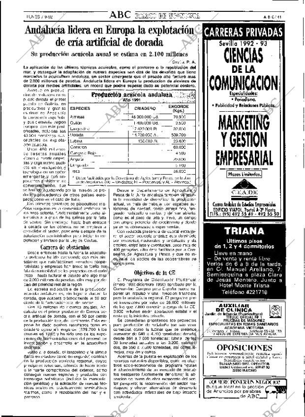 ABC SEVILLA 07-09-1992 página 41