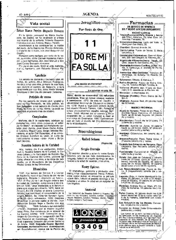 ABC MADRID 08-09-1992 página 62