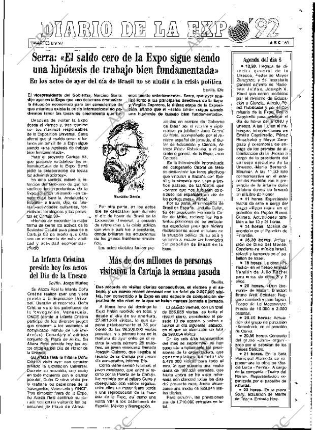ABC MADRID 08-09-1992 página 65