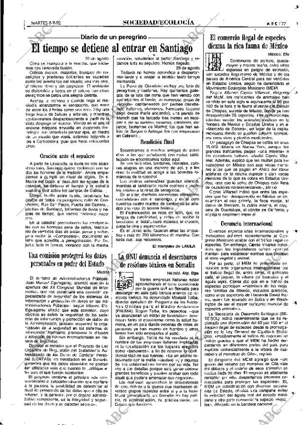 ABC MADRID 08-09-1992 página 77