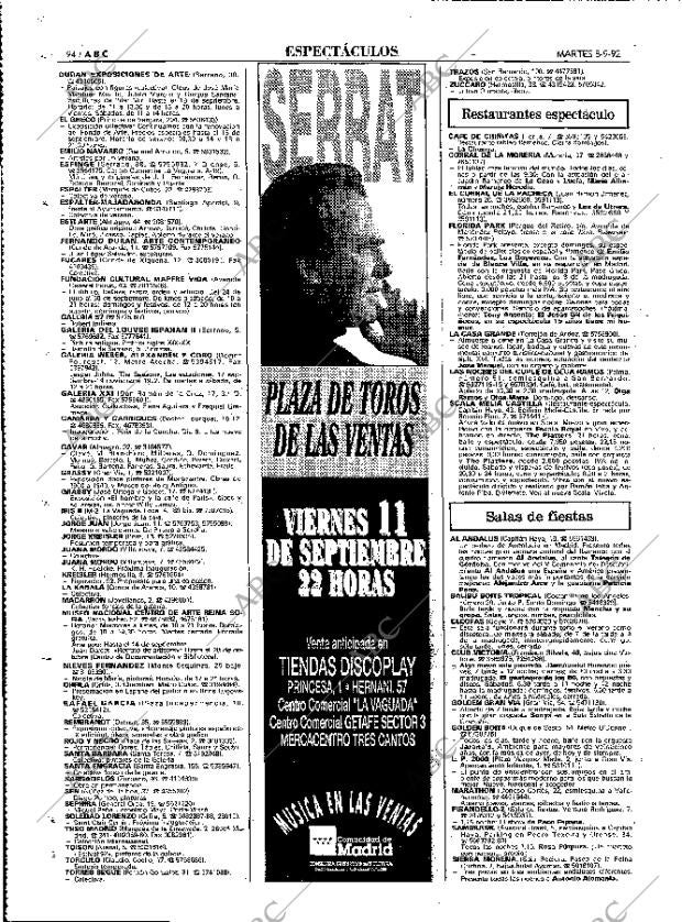ABC MADRID 08-09-1992 página 94