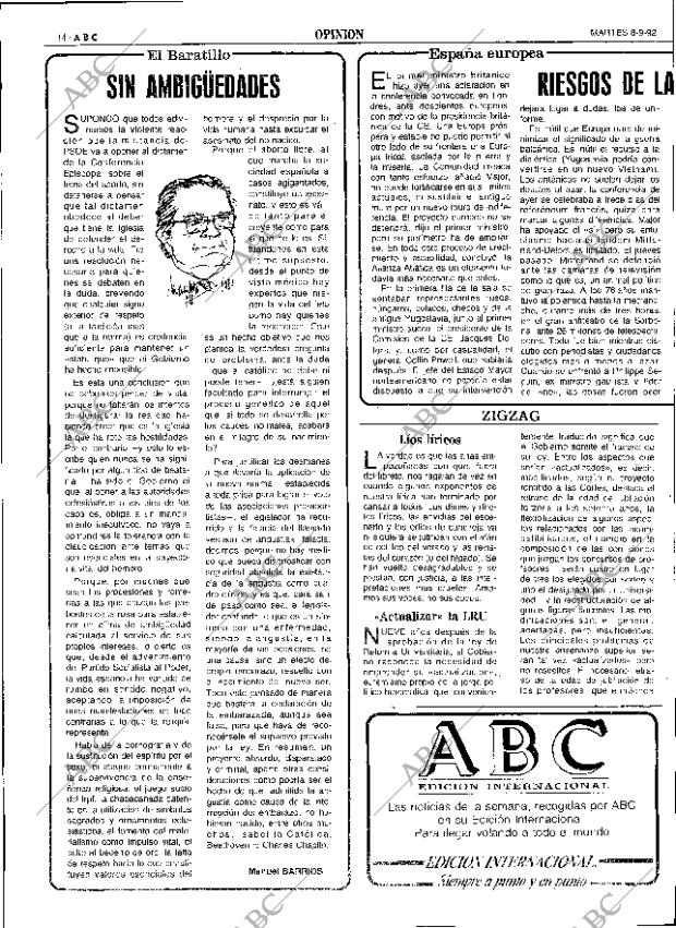 ABC SEVILLA 08-09-1992 página 14