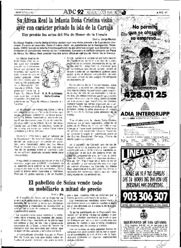 ABC SEVILLA 08-09-1992 página 41