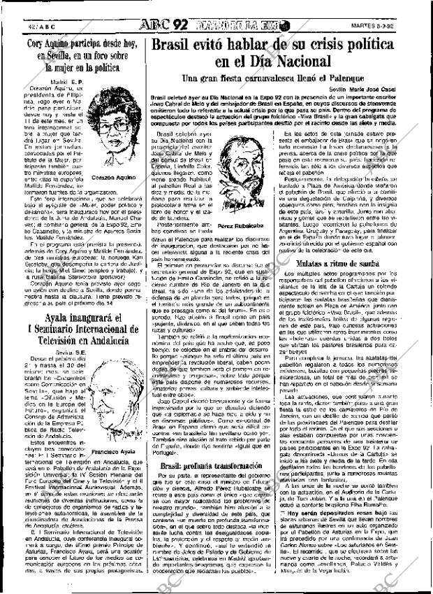 ABC SEVILLA 08-09-1992 página 42