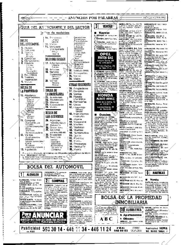 ABC MADRID 09-09-1992 página 104