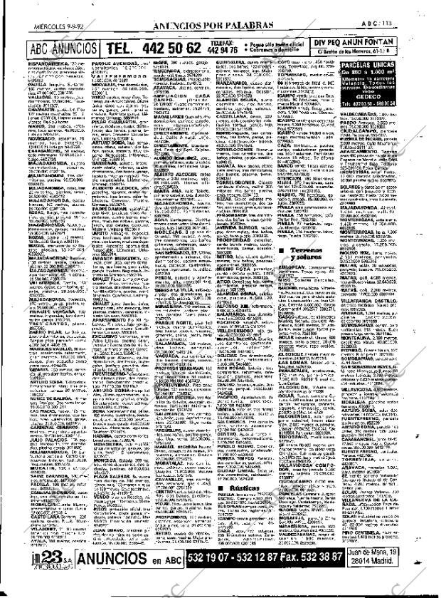 ABC MADRID 09-09-1992 página 113
